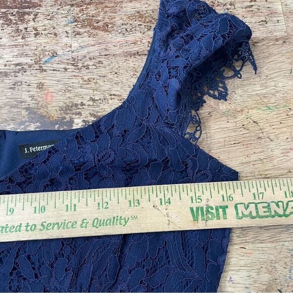 J. Peterman‎ Apology Free silk blend cap sleeve lace lined dress size 0 - Picture 8 of 10